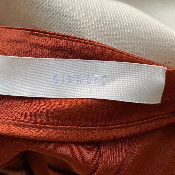 Dion Lee Gathered Front Satin Skirt, size 12AUS, size 8US - Picture 11 of 13